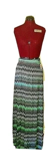 Loveappella Maxi Skirt Multicolor Women Size Medium Banded Elastic Waist - Picture 1 of 7