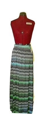 Maxi Falda Para Mujer Loveappella Multicolor Talla M Cintura Elástica con Bandas Estilo Boho Foto 1 de 4
