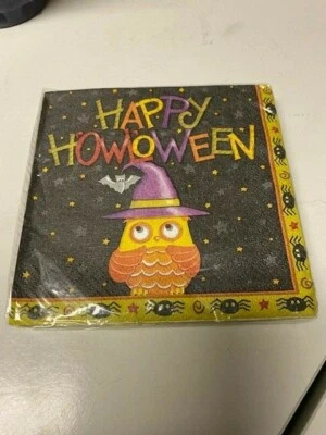 Halloween Creature Cast Beverage Napkins 16ct New! - Image 1 of 2
