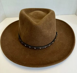 Biltmore Hunt Club 100% Wool Packable Water Resistant Western Small 6 3/4- 6 7/8 - Picture 1 of 8