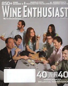 WINE ENTHUSIAST Magazine October 2014 40 Under 40 Most Influential Tastemakers - Imagen 1 de 3