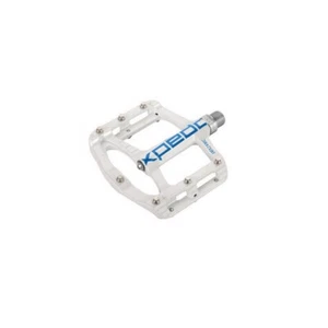 Pair Of Spry White Pedals 9/16 MTB Freeride Magnesium 2184020701 XPEDO Flat Bike - Picture 1 of 1
