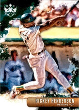 2019 Panini -  Diamond Kings Baseball #85 Rickey Henderson - Oakland A's