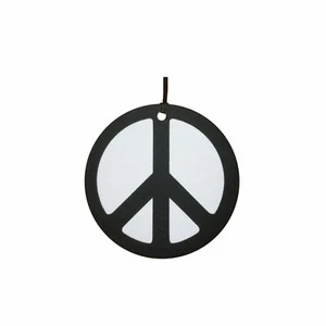 Peace Logo Car Air Freshener - Picture 1 of 2