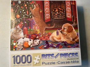 Bits & Pieces Puzzle "Weihnachtshelfer" von Tracy Hall 1000 Teile; NEU & versiegelt - Bild 1 von 5