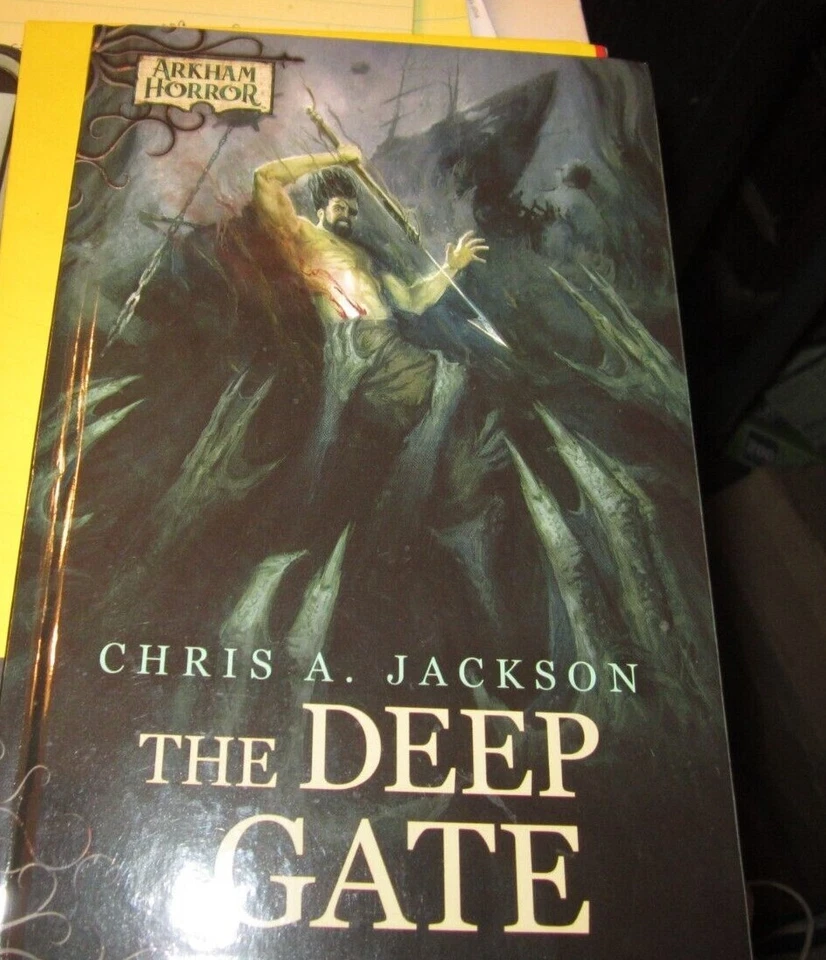 ARKHAM HORROR NOVELLA: THE DEEP GATE by CHRIS A. JACKSON, HB, NM, NO CARDS! - Image 1 of 1