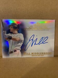 2013 Topps Tribute - Autograph Blue #TA-WM3 Will Middlebrooks /50 (AU) Red Sox