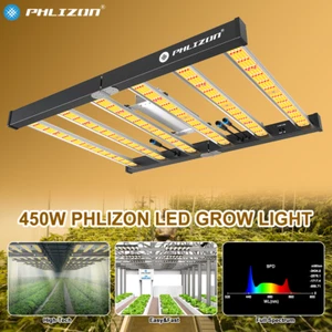 450W Vollspektrum faltbare dimmbare Grow-Lichter für Zimmerpflanze Gemüse und Blume - Bild 1 von 33