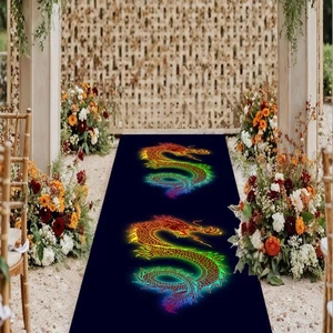 Alfombra Larga Dragon Runner, Alfombra Entrada Dragón, Alfombra Corredor Pasillo Antideslizante Dragón - Imagen 1 de 8