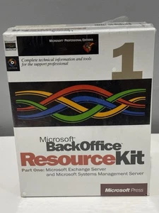 SEALED Microsoft BackOffice Resource Kit Pt. 1, Microsoft Professional Editions - Imagen 1 de 6