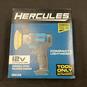 Hercules HD035B 12 V kabellose regelbare Poliermaschine/Schleifer -NUR WERKZEUG- - Bild 1 von 4