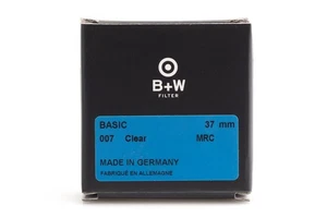 B+W 37mm Clear Filter Basic 007 MRC - Picture 1 of 1