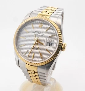 Rolex Datejust Herren Uhr Tapestry Stahl/Gold Ref. 16233 - Bild 1 von 7