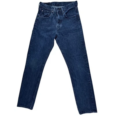 Levi Strauss 501 CT Jeans Mens W29 L32 Dark Wash Button Fly Straight Leg - Image 1 of 4