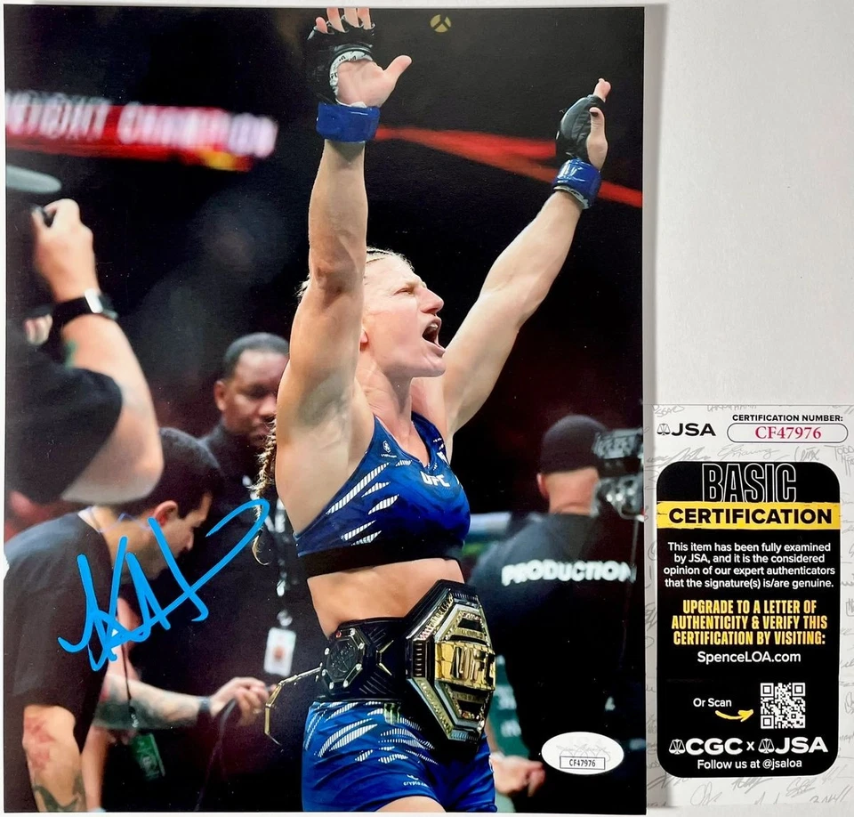 Kayla Harrison Signed UFC Championship Belt 8x10 Photo A Autograph JSA COA - Image 1 of 1