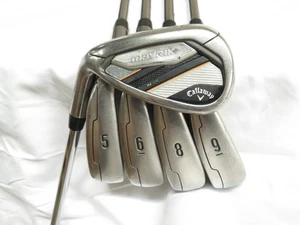 Used LH Callaway Mavrik Iron Set 5-PW (NO-7iron) TT Elevate 105 Stiff Steel - Picture 1 of 9