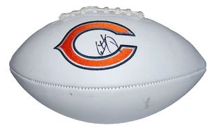 CALEB WILLIAMS signed (CHICAGO BEARS) logo football BECKETT JSA CJ83236 - Picture 1 of 3