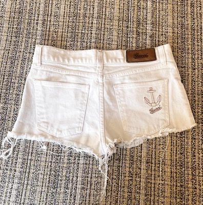 Gucci Ladies Casual White Denim Shorts Size IT38 UK6-8 US0-2 xs - Image 1 of 4