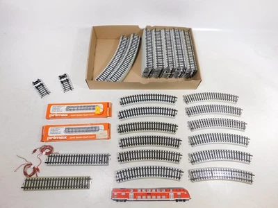 Primex Märklin H0 71x M Track 5076 Straight curved Side Track 2x Box #EI396-4 - Image 1 of 4