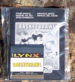 BASKETBRAWL Atari Lynx NEW Cartridge and Manual NO BOX