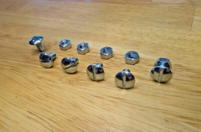 RARE SLOTTED LICENSE PLATE SCREWS! FOR CLASSIC GM BUICK CHEVY PONTIAC VEHICLES - Image 1 of 4