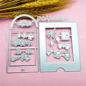 Metal Cutting Dies Scrapbooking Book Photo Album Art Card Flower Craft Stencil F - Picture 1 of 4