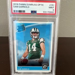 2018 PANINI DONRUSS OPTIC #151 SAM DARNOLD ROOKIE RC PSA 9 - Picture 1 of 4