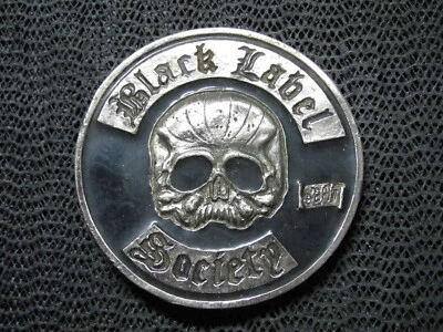 BLACK LABEL SOCIETY BANDA DE METAL CALAVERA LOGOTIPO HEBILLA DE CINTURÓN! ¡VINTAGE! RARO! 2005! USA! Foto 1 de 4