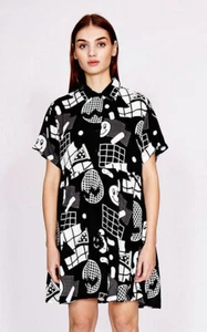 Lazy Oaf Off Grid Dress Early Design Size Medium/ Large - Picture 1 of 7