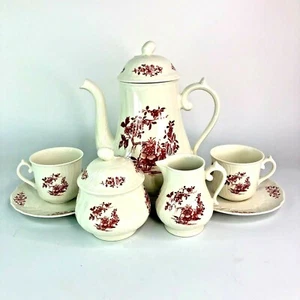 Villeroy & Boch Septfontaines Floral Porzellan 7-tlg. Kaffeekanne Set - Bild 1 von 11