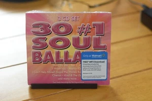 30 #1 SOUL BALLADS CD WALMART EXCLUSIVE 3 DISC SET BEST OF R&B GREATEST HITS NEW - Picture 1 of 4