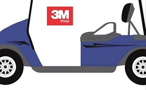 Side Stripe Golf Cart 3M Decal Graphic Sticker EZ Go Club Car Yahamma HDK GEM