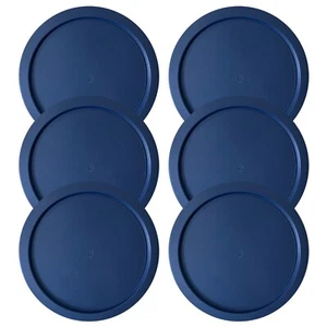 Tapa de repuesto para Pyrex 4-CUP cubierta de almacenamiento 6" cuenco 7201-PC azul marino paquete de 6) - Imagen 1 de 1
