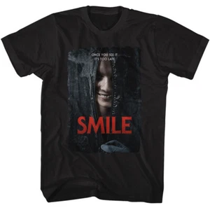 Smile Psychological Horror Movie Once You See It It's Too Late Men's T Shirt - Picture 1 of 6