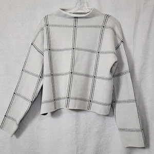 Suéter Pullover Max Studio Para Mujer LG Cuello Simulado Terciopelo Suave Academia Preppy - Imagen 1 de 9