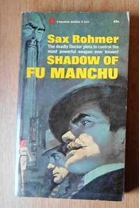SHADOW OF FU MANCHU by Sax Rohmer, Pyramid #F837 crime gga pulp vintage pb - Bild 1 von 2