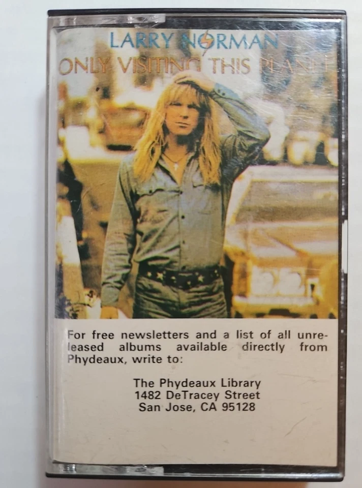 Larry Norman Only Visiting This Planet  Cassette USA 1972 Phydeaux Rare EX - Image 1 of 4