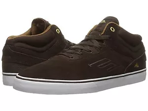 EMERICA 6102000107 919 WESTGATE MID VULC Mn's (M) Dark Brown Leather Skate Shoes - Picture 1 of 7