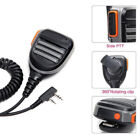 Handheld Speaker Mic Microphone 2-Pin for Kenwood BaoFeng Linton Walkie Talkie