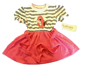 Vintage Health Tex Dress Size 2T Stripe / Pink NWT - Picture 1 of 8