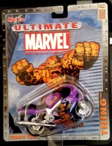 Maisto Ultimate Marvel Motorcycle Collection Thing Series #1 Triumph TT600 - Picture 1 of 6