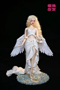 1/6 Woman Angel wings white dress Fit 12" TB JIAO PH Seamless Figure Body Toy - Picture 1 of 3