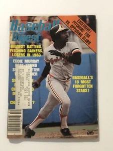 Vintage Baseball Digest February 1981 Eddie Murray Baltimore Orioles - Picture 1 of 2