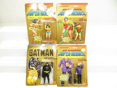 DC 漫画 4 件装超级英雄罗宾汉、蝙蝠侠、神奇女侠、路德 LN 8149 — 第 1/4 张图片