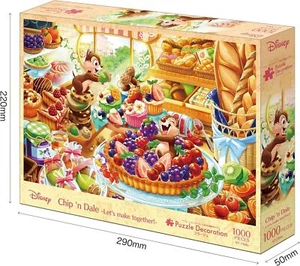 Disney Chip 'n Dale - Let's make together! - 1000 Teile Puzzle Epoche 97-704er - Bild 1 von 4