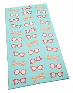 MARTHA STEWART COLLECTION Sunglasses Beach Bath Towel 38" x 68" - Picture 1 of 3