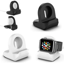 Silicone Charger Charging Dock Stand Holder For iWatch 1 2 3 4 5 6  7 8 Series