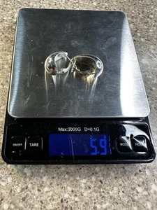 5.9 Grams Sterling Silver Tear Drop Earrings - Picture 1 of 4