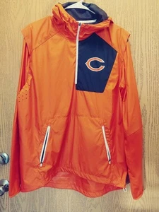 Nike Windbreaker Chicago Bears 1/4 zip up mens size medium - Picture 1 of 10