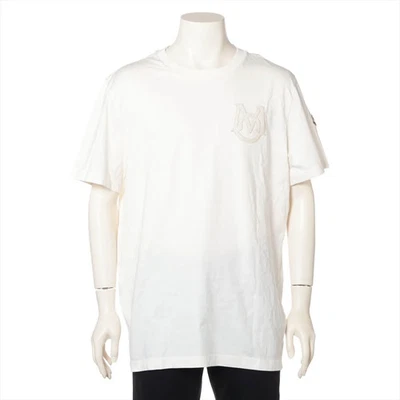 Moncler 24 years Cotton T-shirt XXL Men's White  K20918C00034 Wrinkled Comes wit - Image 1 of 4